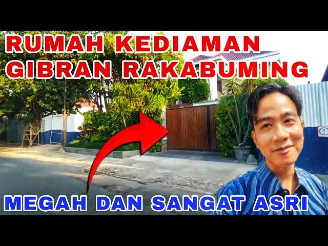 BERDIRI MEGAH‼️Rumah Kediaman Gibran Rakabuming Raka