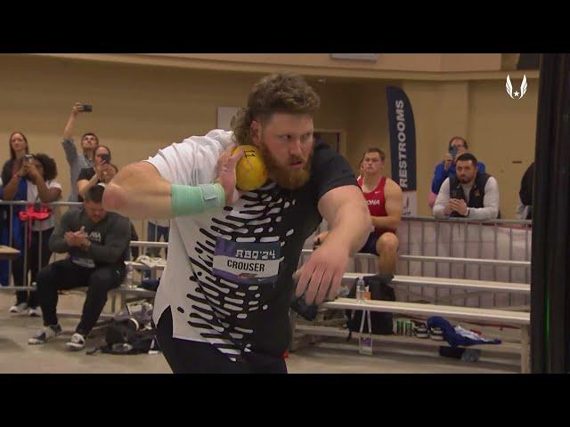 2024 USATF Indoor Championships | Men's Shot Put | Ryan Crouser 5th Round