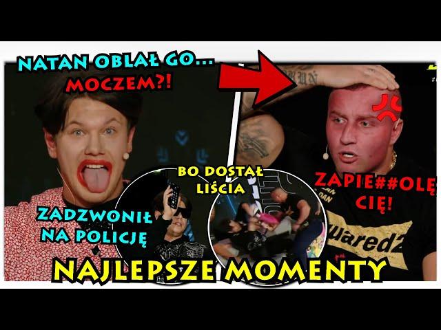 Natan wezwał POLICJĘ! NAJLEPSZE MOMENTY F2F z Denisem (Roast Clout MMA 3)