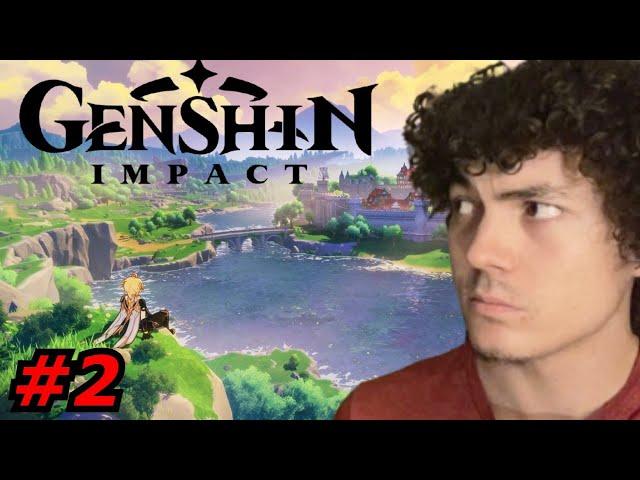 Playing GENSHIN IMPACT And Exploring MONDSTADT For The FIRST TIME EVER!!! | PULLING FOR FURINA!!!