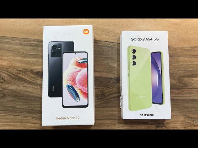 Samsung Galaxy A54 vs Xiaomi Redmi Note 12