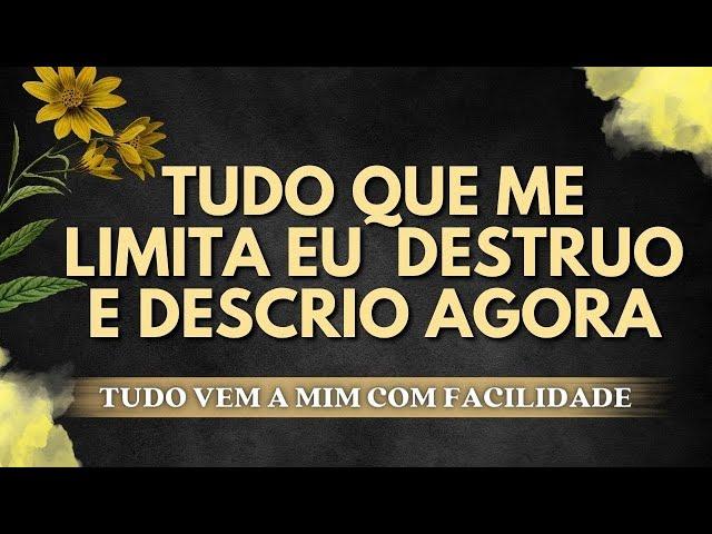 TUDO O QUE ME IMPEDE E ME LIMITA EU DESTRUO E DESCRIO AGORA - Barras de Access  Mantras e Perguntas