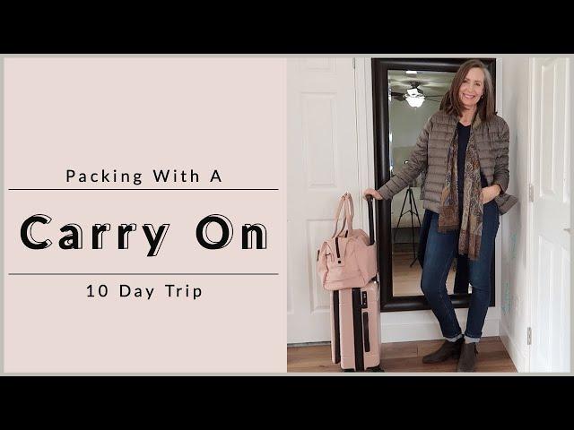 How To Pack for Europe with Only a Carry On! | Minimalist Packing Tips | Travel Capsule Wardrobe