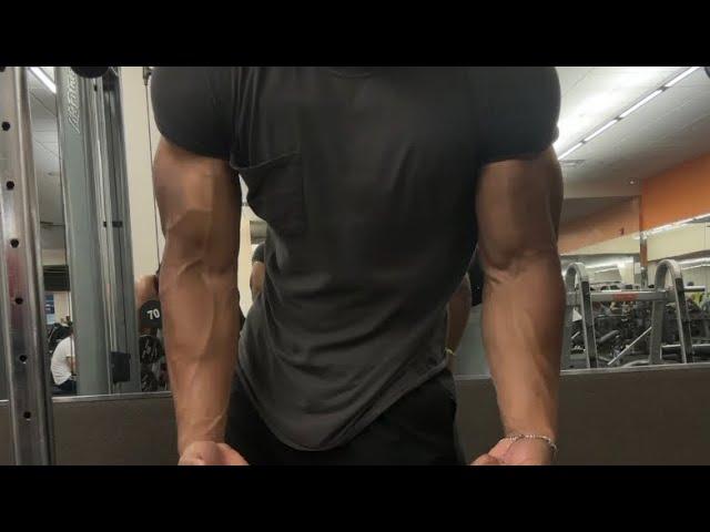 Joel Williams - Arm and shoulder workout Ft. Jayyfitt