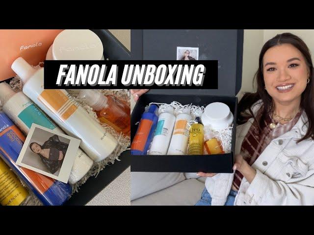 FANOLA UNBOXING!! NO ORANGE SHAMPOO | NUTRI CARE CONDITIONER + MASK & more | *my first PR package*