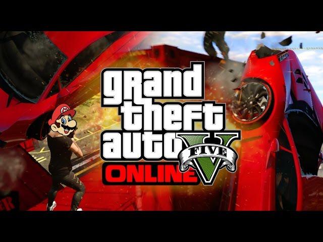 GTA 5 ONLINE feat. KevinLaSean  | MARIO vs SNIPERS! (GTA 5 Custom Jobs)