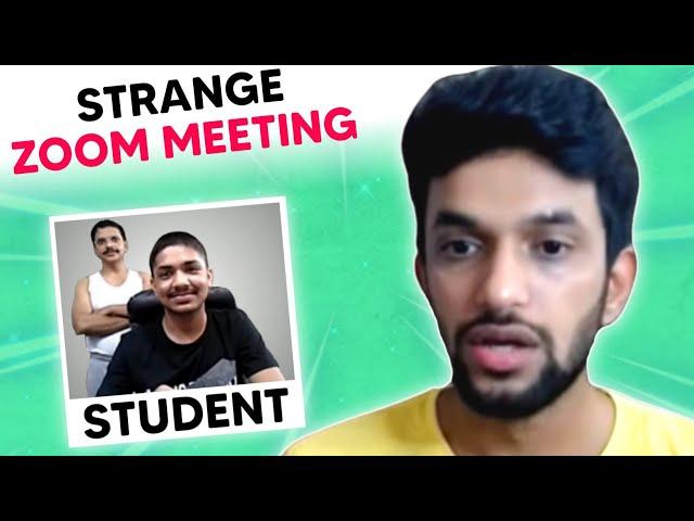 Some strange things happened in zoom meeting of Amrit sir vedantu with students!