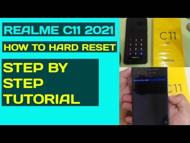 Ho to hard reset Realme C11 2021 step by step tutorial