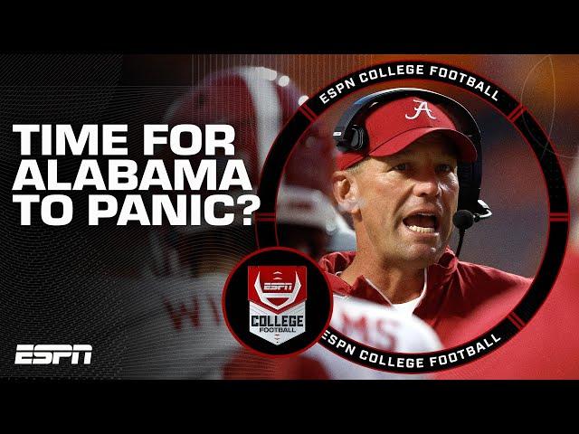 How high is the panic meter for Alabama?  ( @HomeDepot) | The College Football Show