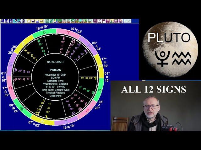 Tues Nov 19 2024 astrology: ALL 12 SIGNS, PLUTO IN AQUARIUS