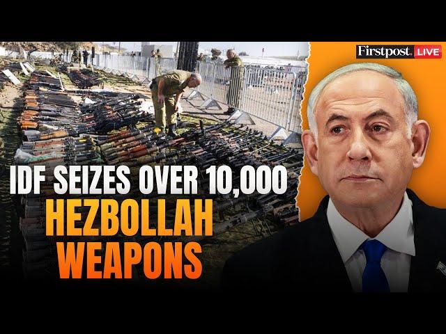 LIVE: Israeli Army Displays Confiscated Weapons From Southern Lebanon