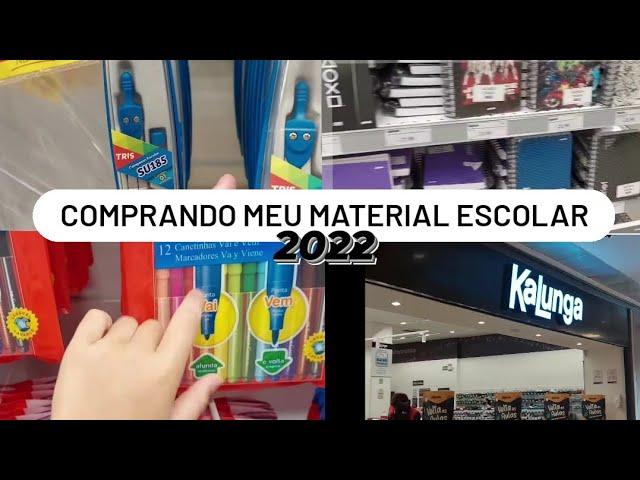 Comprando meu material escolar na kalunga- Bia Zipf