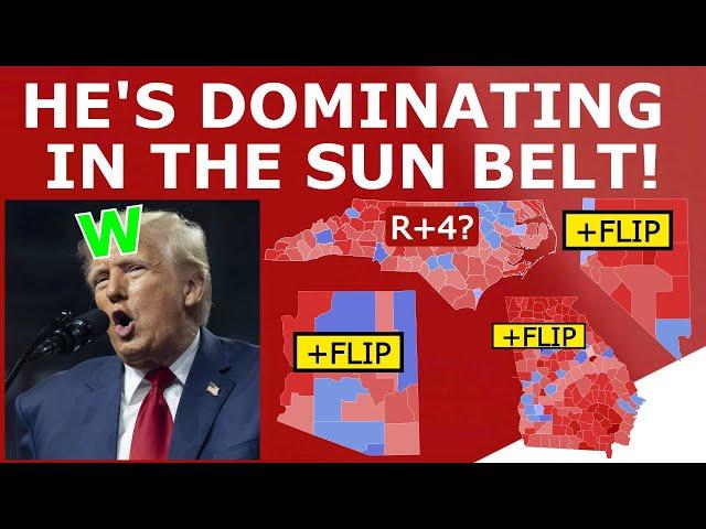 Trump Is DOMINATING in the KEY Sun Belt States!