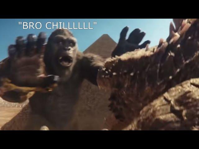 Kong Tries to Recruit Godzilla in Egypt (in a nutshell)