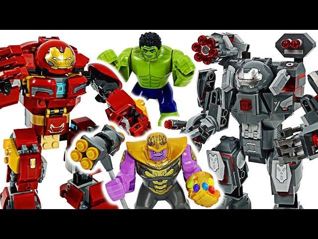 Avengers 4 End Game! War Machine Buster, Hulk Buster! Defeat Thanos! | DuDuPopTOY