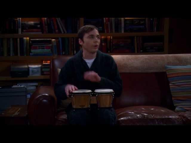 The Big Bang Theory ~ Sheldon Playing The Bongos ~ The Werewolf Transformation