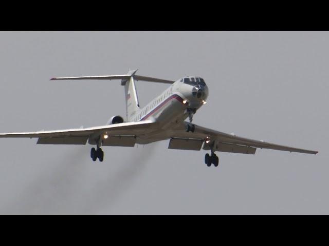 Tu-134 Landing. Stabilized.