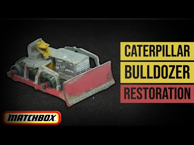 MATCHBOX 18A Caterpillar Bulldozer restoration