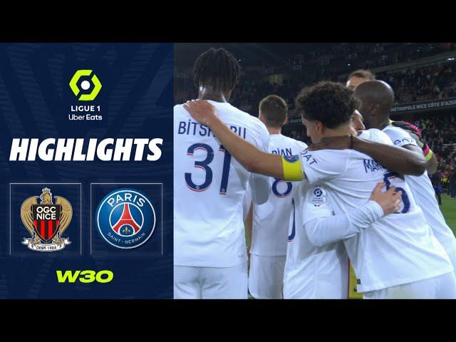 OGC NICE - PARIS SAINT-GERMAIN (0 - 2) - Highlights - (OGCN - PSG) / 2022-2023