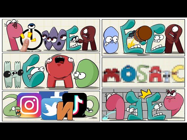 Alphabet Lore PARODY ALL COMPILATION / Alphabet Lore animation @Mike Salcedo