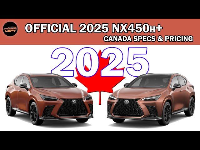 Official 2025 Lexus NX450h+ - Canada Specs & Pricing