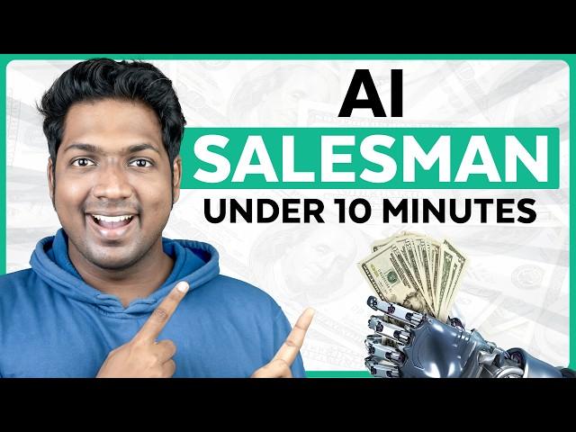 How I Built an AI Salesman in Just 10 Minutes  | No Coding