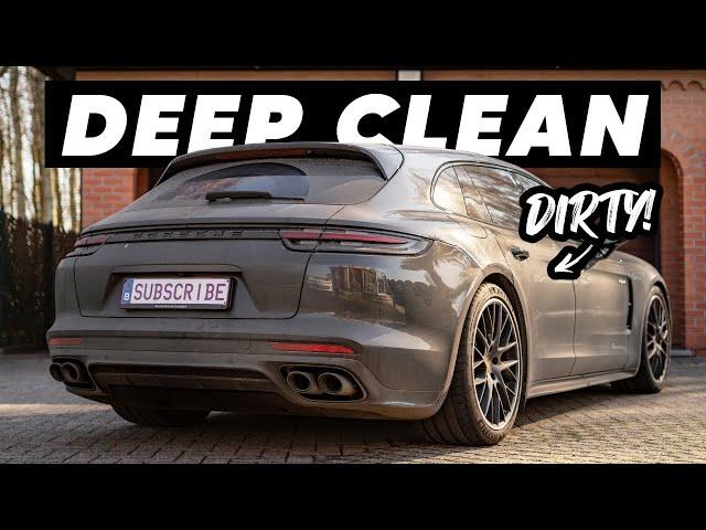 Dirty Porsche Panamera First Spring Clean - Auto Detailing