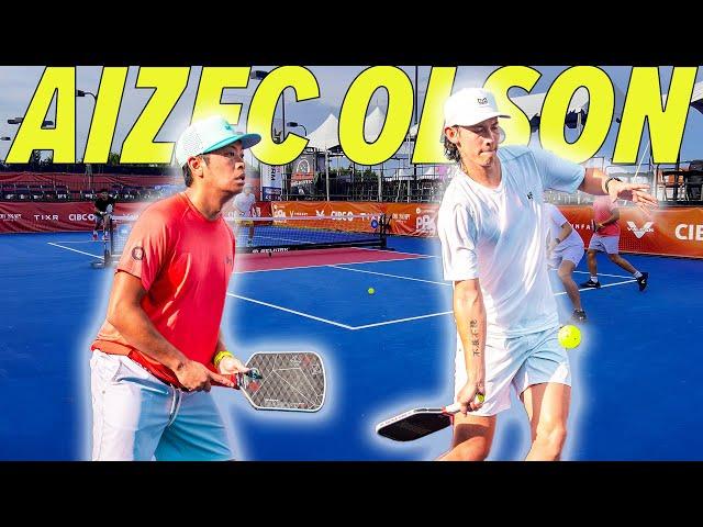 Is Aizec Olson better than Chris? - 2024 PPA TEXAS OPEN MENS 5.0 vs Akinori Wada & Josh Rivera