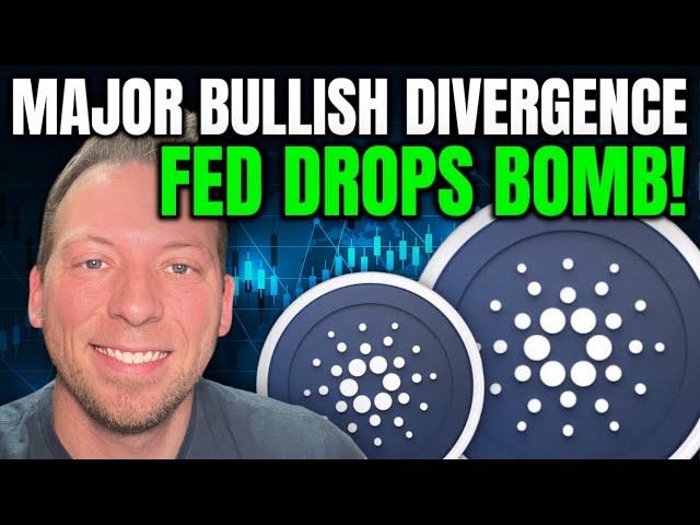 CARDANO ADA - MAJOR BULLISH DIVERGENCE!!! FED DROPS BOMBSHELL!