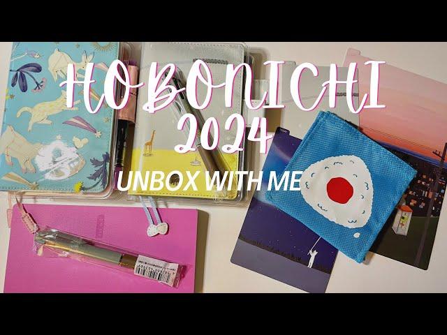 It’s Here! Unboxing my Hobonichi 2024 order