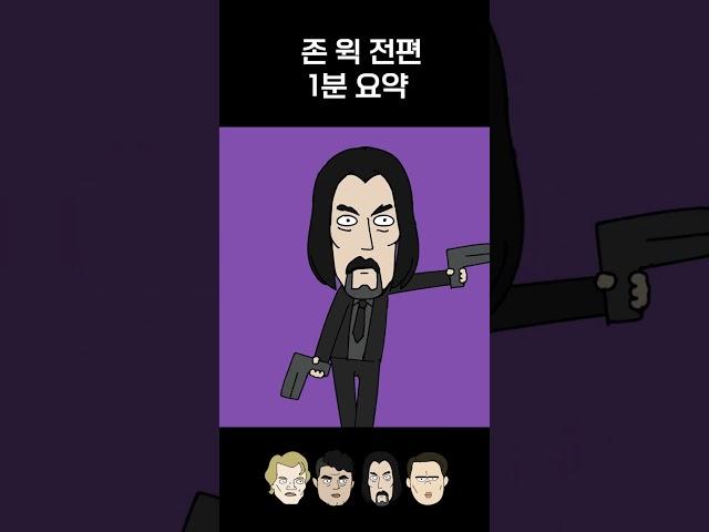 john wick series in 1 minuit (spoiler alert)