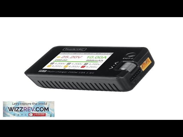 ToolkitRC M7 200W 10A DC Balance Charger Discharger for 1-6S Lipo Battery Review