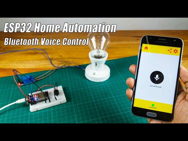 How to make a Bluetooth voice control Home Automation project with DEVIT V1 ESP32 board