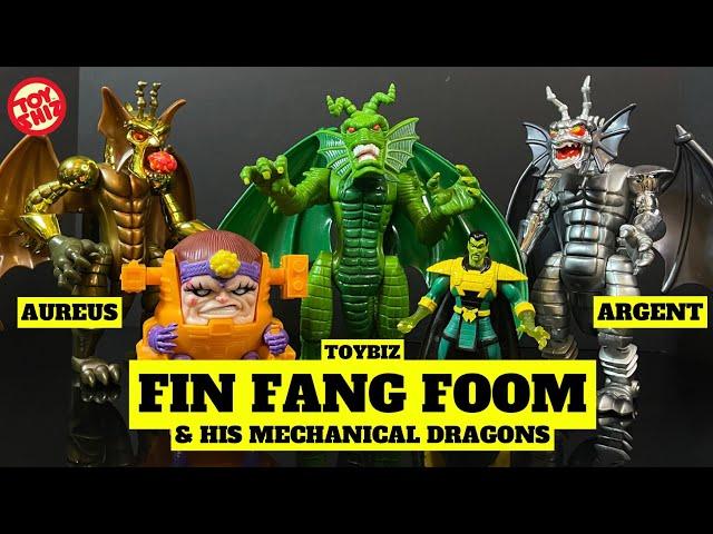 1995 MARVEL DRAGONS FIN FANG FOOM - AUREUS - ARGENT | Iron Man The Animated Series | Toybiz