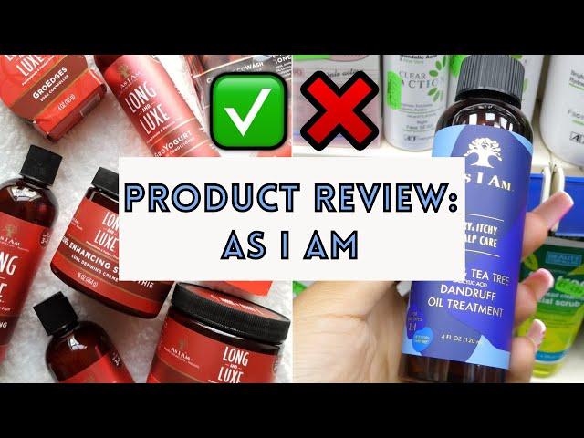 REVIEWING AS I AM PRODUCTS FOR CURLY HAIR | PRODUCT REVIEW | Kekekurly