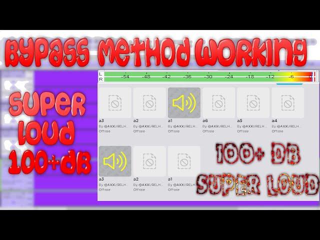 ROBLOX BYPASS AUDIO METHOD [SUPER LOUD WITH SWEARS] WORKING 2024