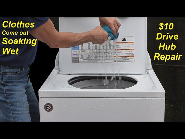 Wash Machine Won't Spin or Drain Properly - Grinding Noise - Clothes Come out Wet!