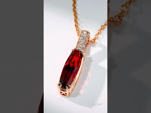 Sparkle in this Pomegranate Garnet Necklace! ️ #garnet #january #birthstone #jewelry #necklace