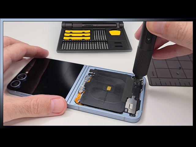 Battery Replacement on Samsung Galaxy Z Flip6 Using HOTO Precision Screwdriver Kit