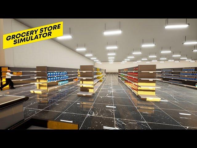 Grocery Store Simulator: Continuing Our Massive Restocking Project! (Huge Store Progress)! Part 106