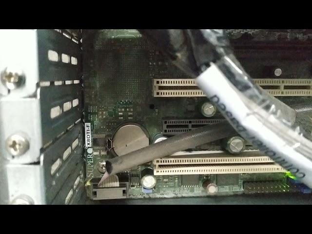 super micro x8dti-f server restart issue resolved after power supply change'