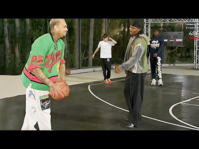 Duke Dennis & Chris Brown vs Kai Cenat 4v4 Basketball!