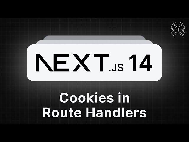 Next.js 14 Tutorial - 42 - Cookies in Route Handlers