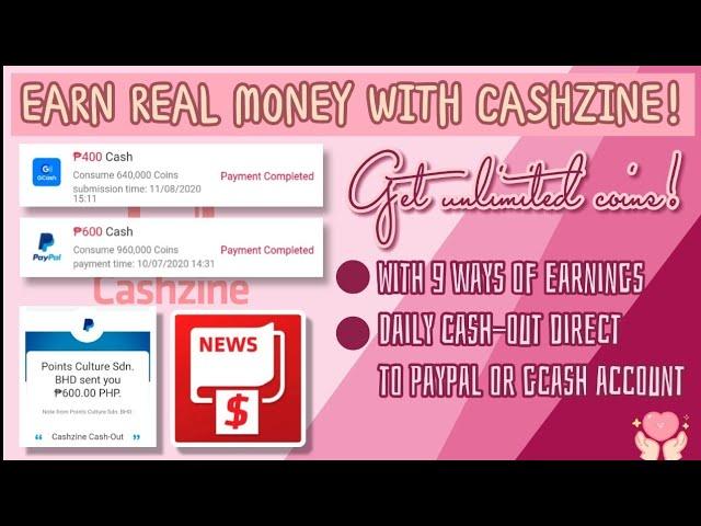 Paano kumita at mag-withdraw sa CASHZINE | Earn unlimited P400, P600, P1200 per day!