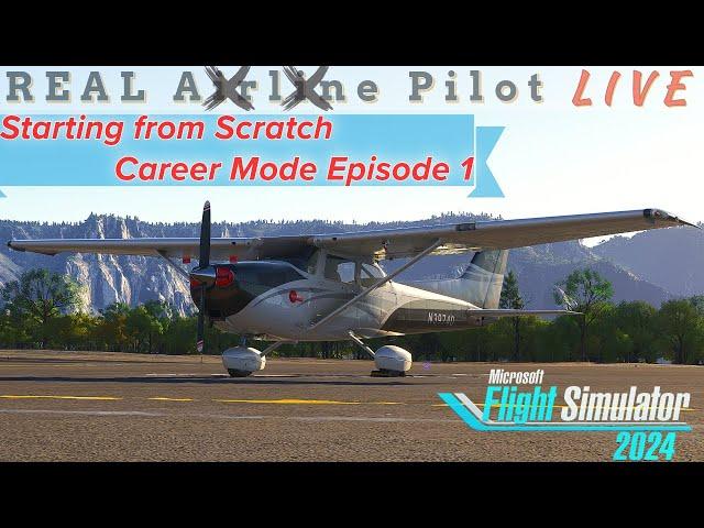 Starting my Career OVER?! | Real Airline Pilot goes back to the "good ol' days" | #msfs2024