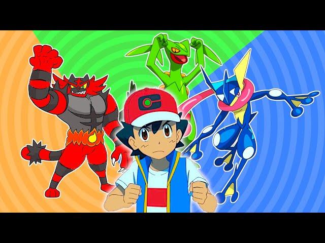 The BEST Pokemon Starters That Ash Owns