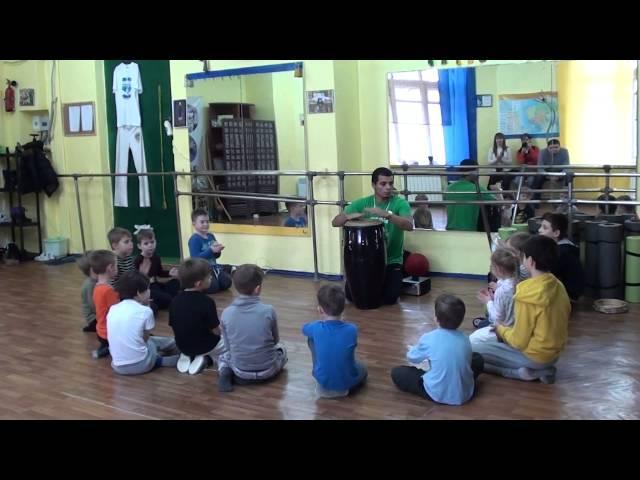 Капоэйра для детей. Киев, Украина. Capoeira kids Ukraine.
