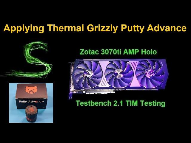 Applying Thermal Grizzly Putty Advance
