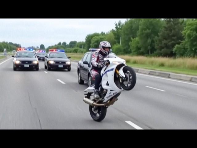 When Police Chase IDIOTS on Motorcycles Caught on Camera! (Part 2)