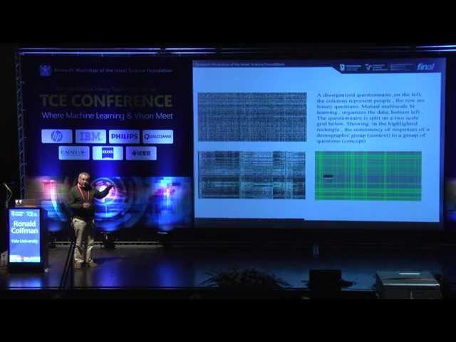 Dual Networks Tool for Signal Processing of Databases - Ronald Coifman Technion Lecture